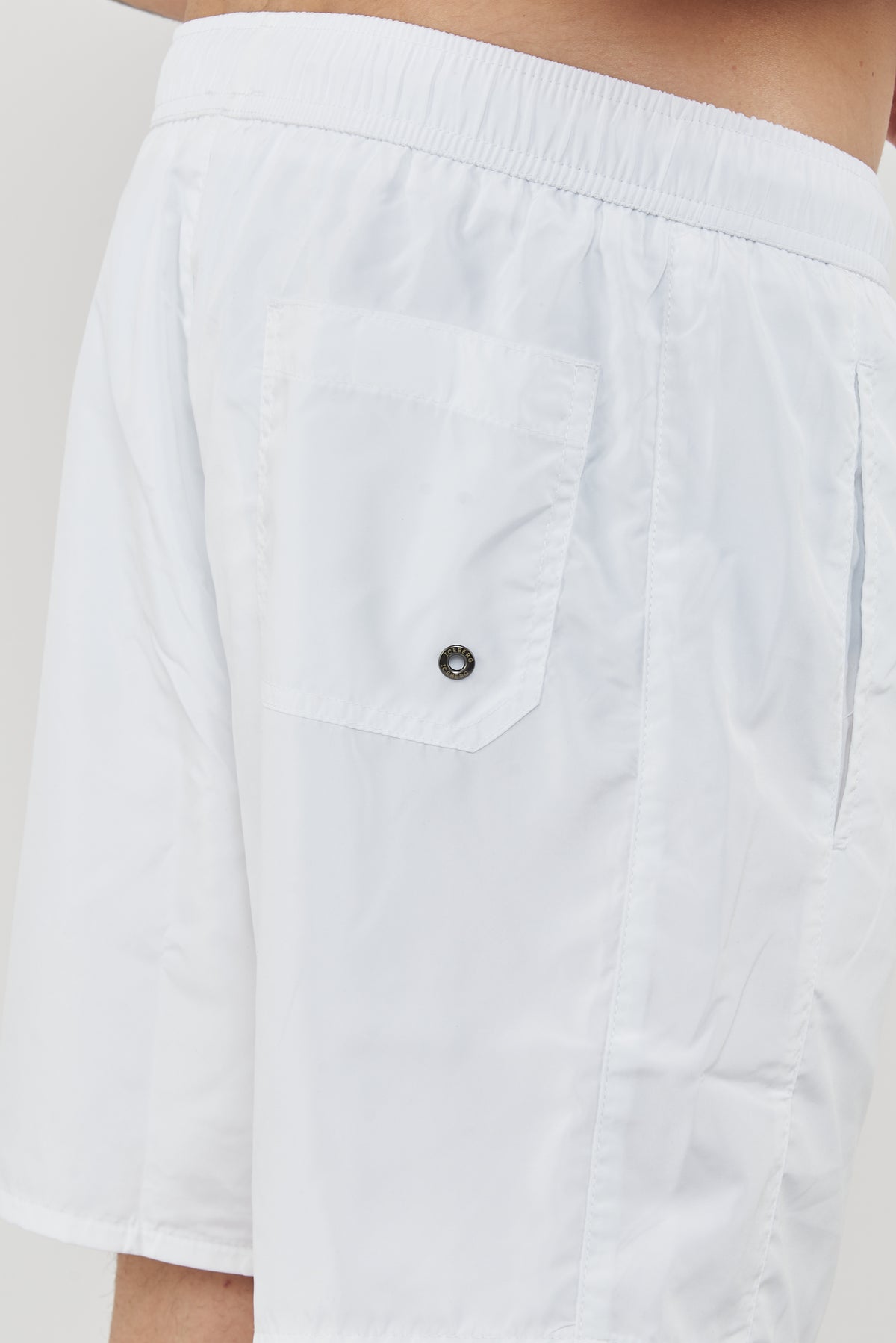 Boxer Uomo da Bagno Con Stampa Dino White 