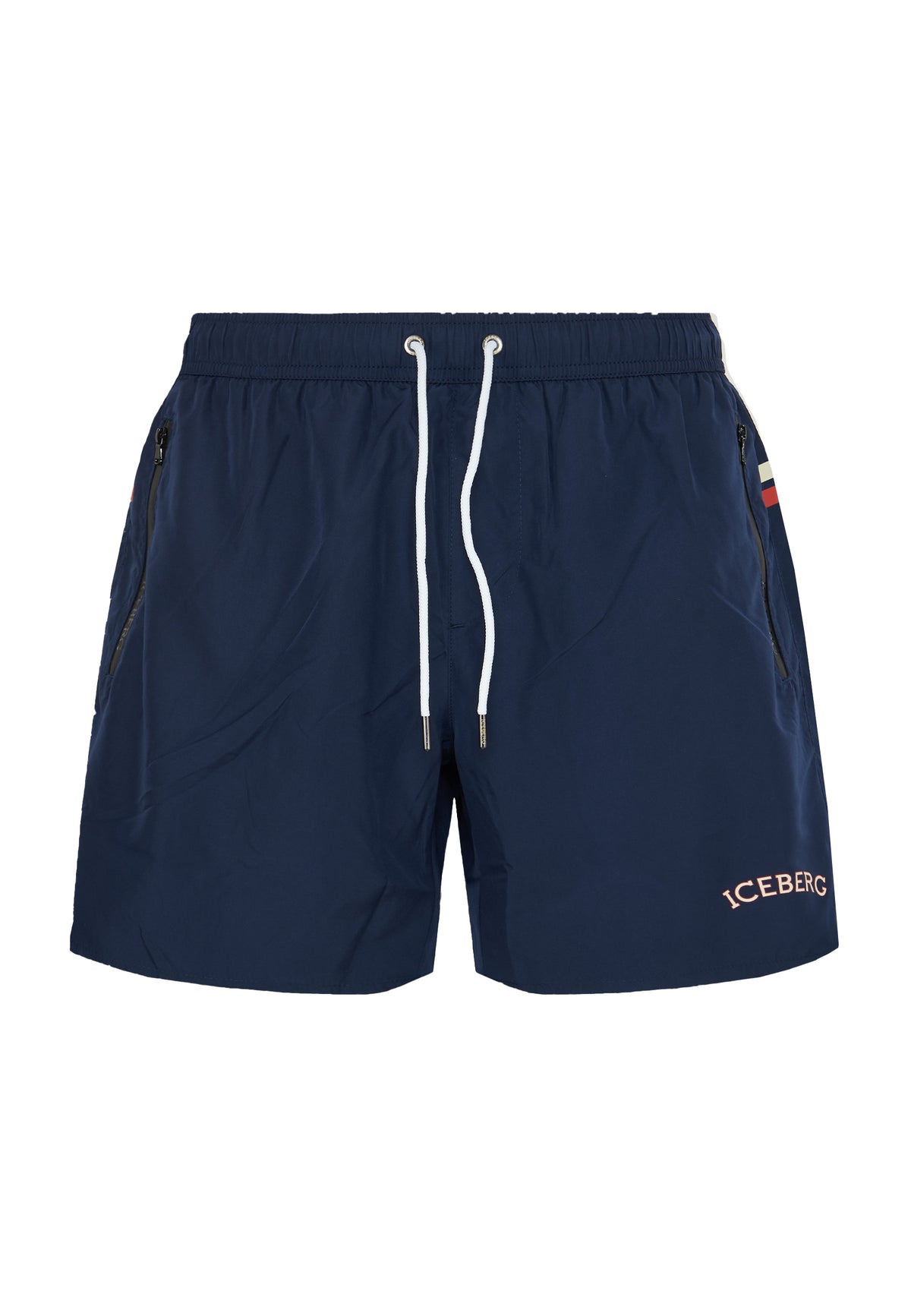 Boxer Uomo da Bagno Con Logo Navy 