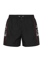 Boxer Uomo da Bagno Con Stampa Black 