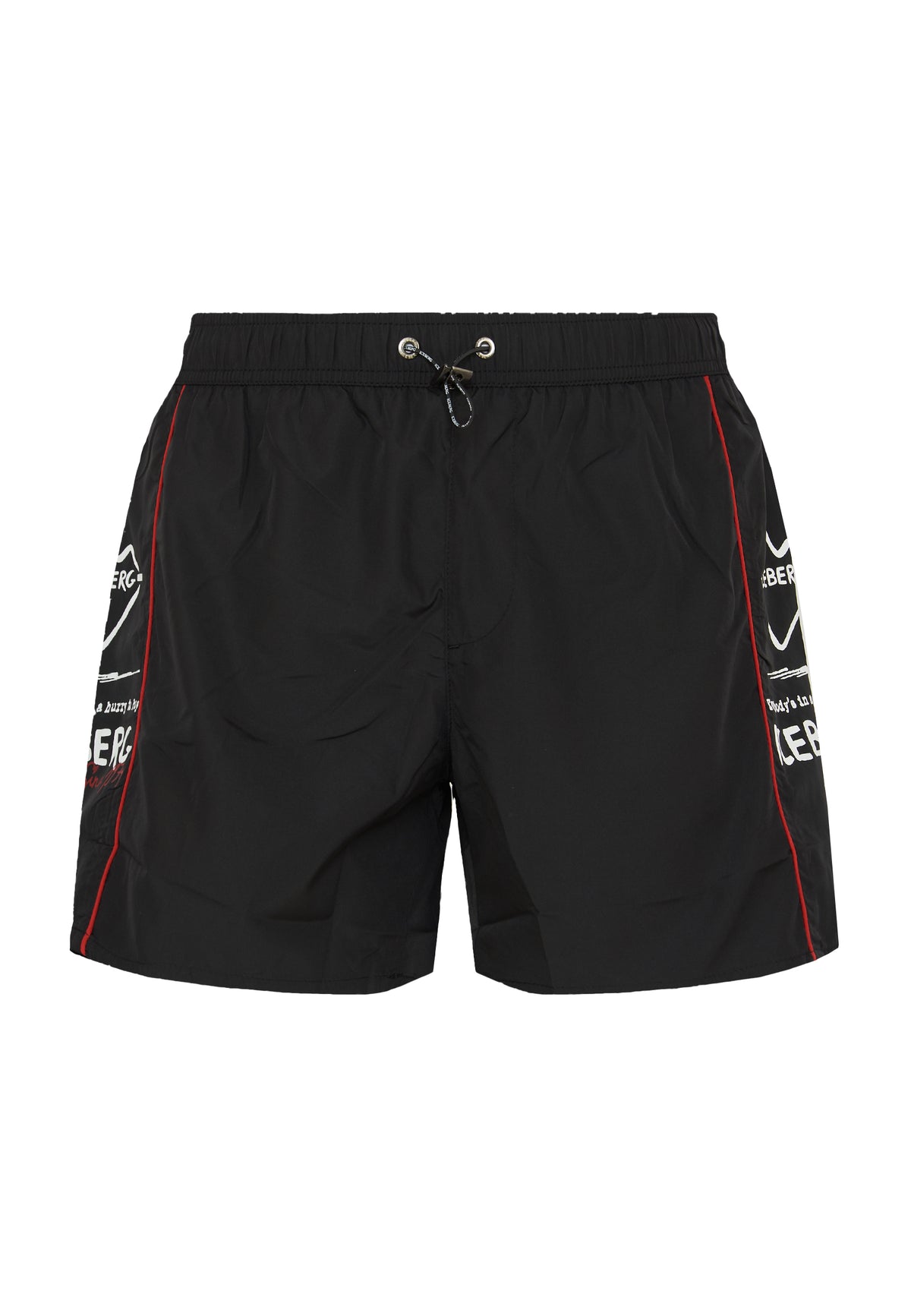 Boxer Uomo da Bagno Con Stampa Black 