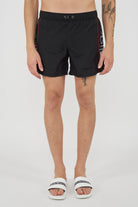 Boxer Uomo da Bagno Con Stampa Black 