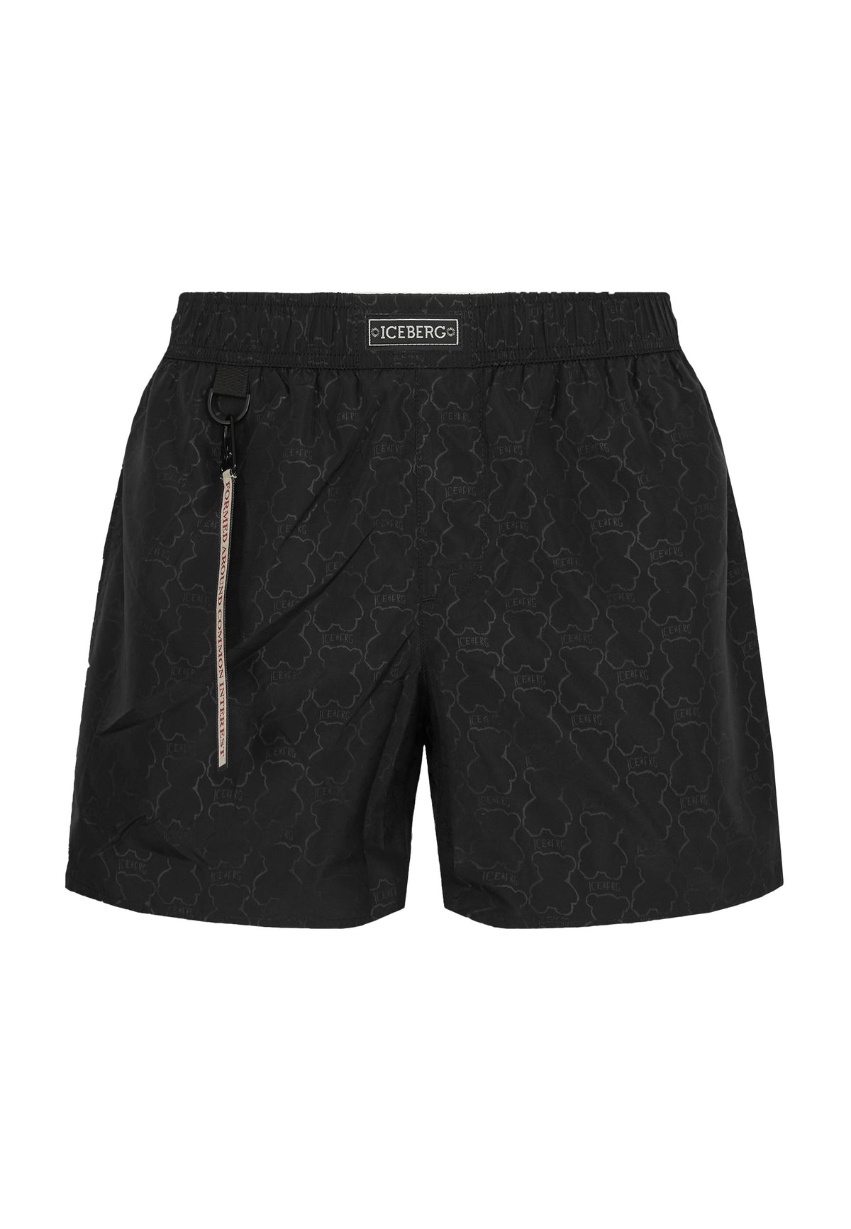 Boxer Uomo da Bagno Con Stampa All Over Dino Black 