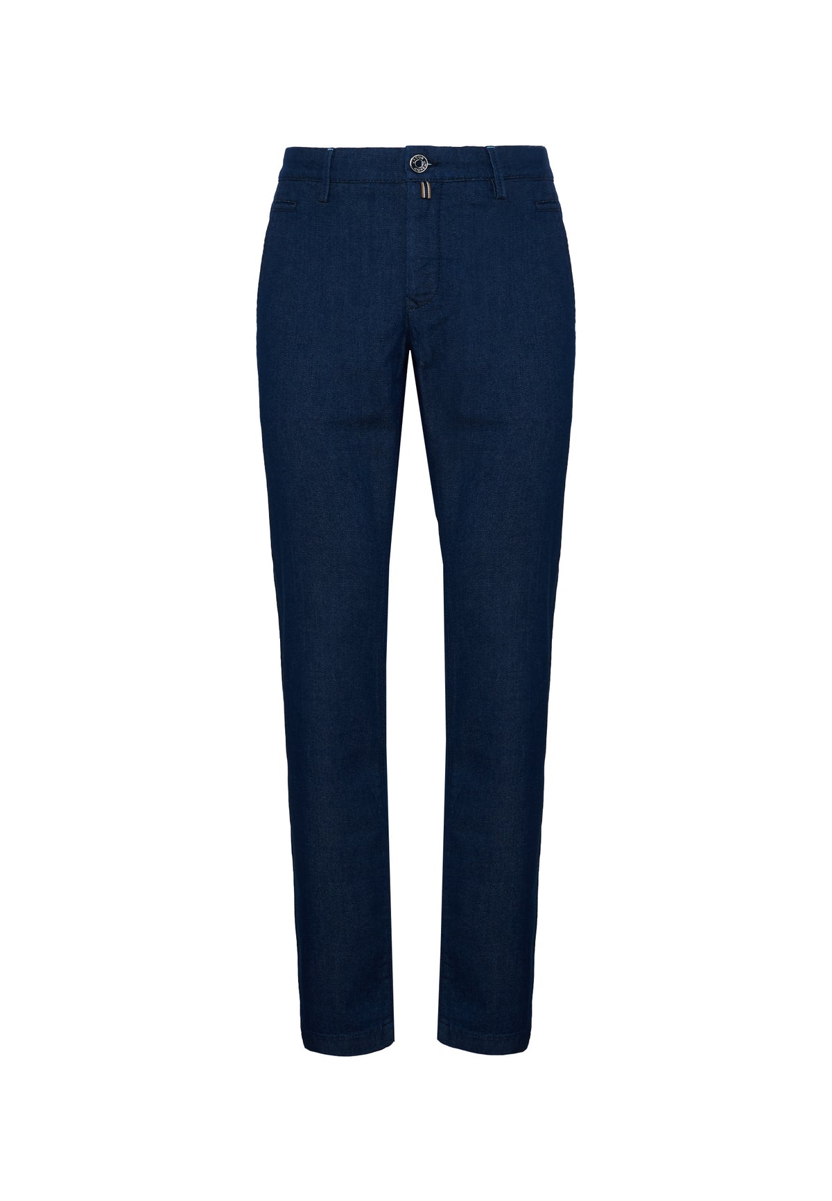 Jeans chino Bobby slim in denim power stretch blu scuro lavaggio rinse 