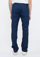 Jeans chino Bobby slim in denim power stretch blu scuro lavaggio rinse 