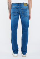 Jeans 5 tasche Nick slim in denim comfort blu medio 