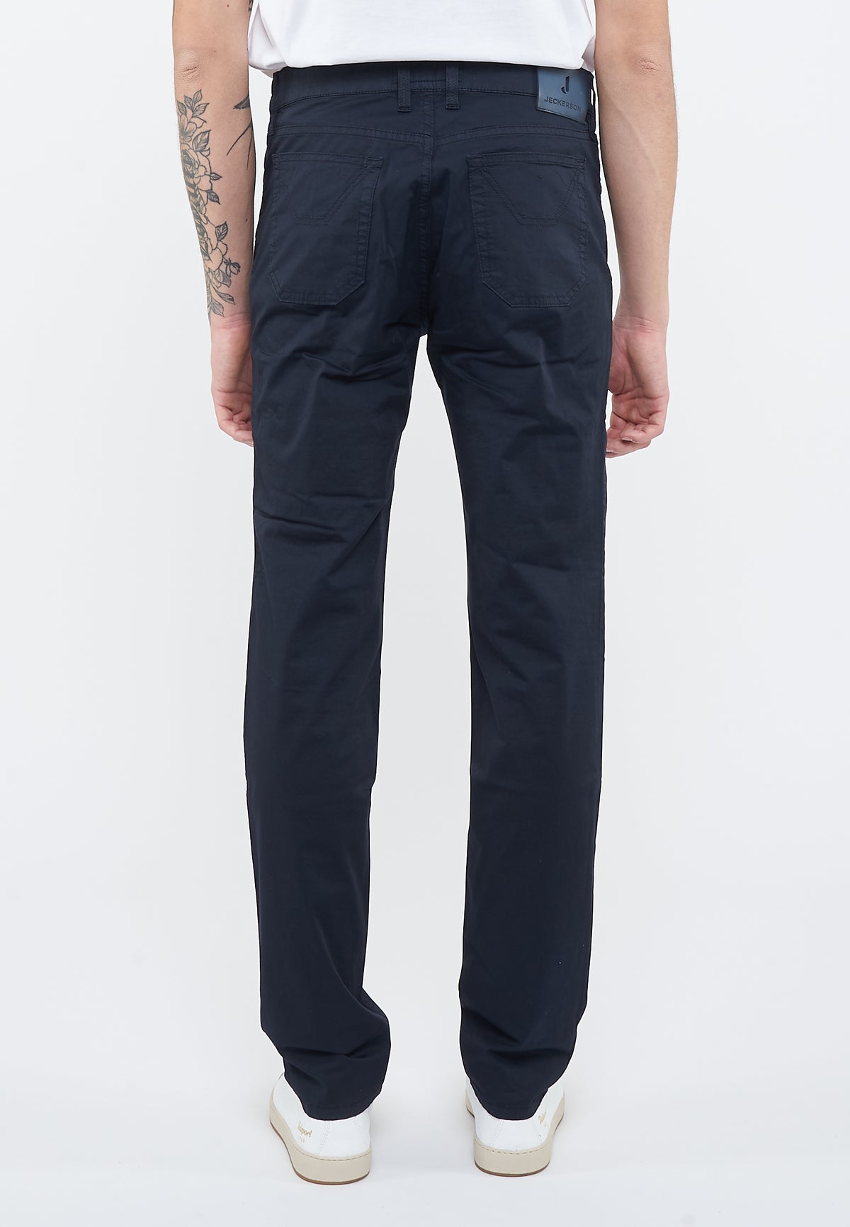 Pantalone JOHN - 5 Tasche Toppa Slim Fit Blue 