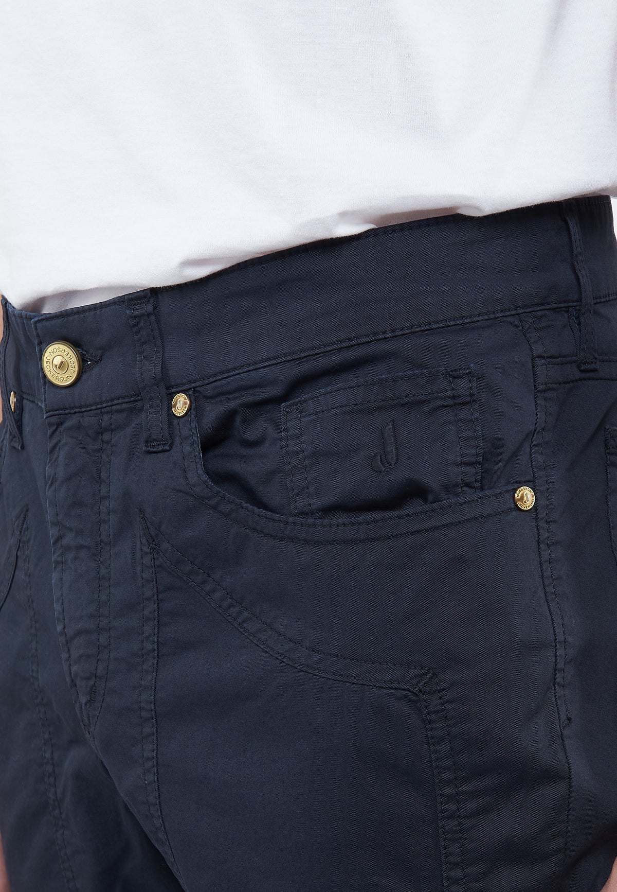 Pantalone JOHN - 5 Tasche Toppa Slim Fit Blue 