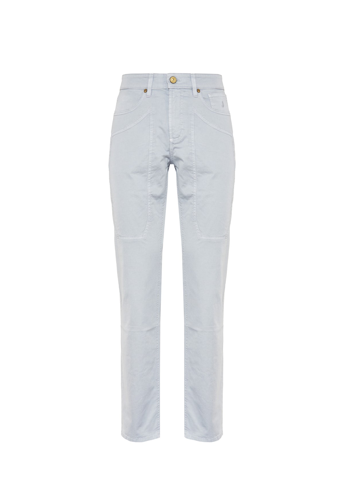 Pantalone JOHN - 5 Tasche Toppa Slim Fit Marrone Chiaro 