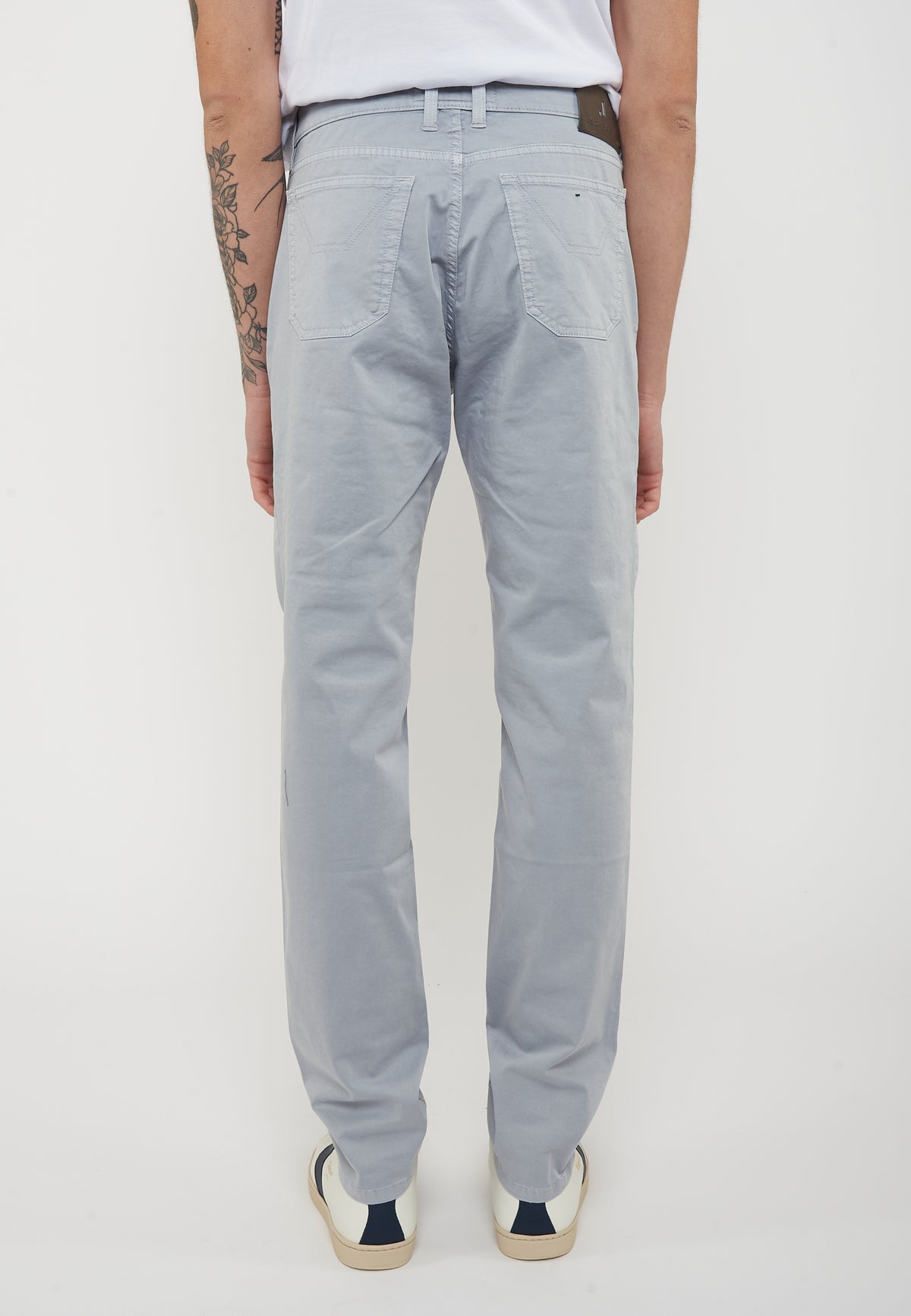 Pantalone JOHN - 5 Tasche Toppa Slim Fit Marrone Chiaro 