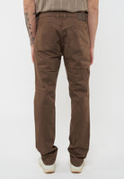 Pantalone JOHN - 5 Tasche Toppa Slim Fit Marrone Chiaro 
