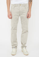 Pantalone JOHN - 5 Tasche Toppa Slim Fit Grigio Cemento 