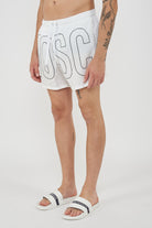 Boxer Mare Rubber Logo Bianco 