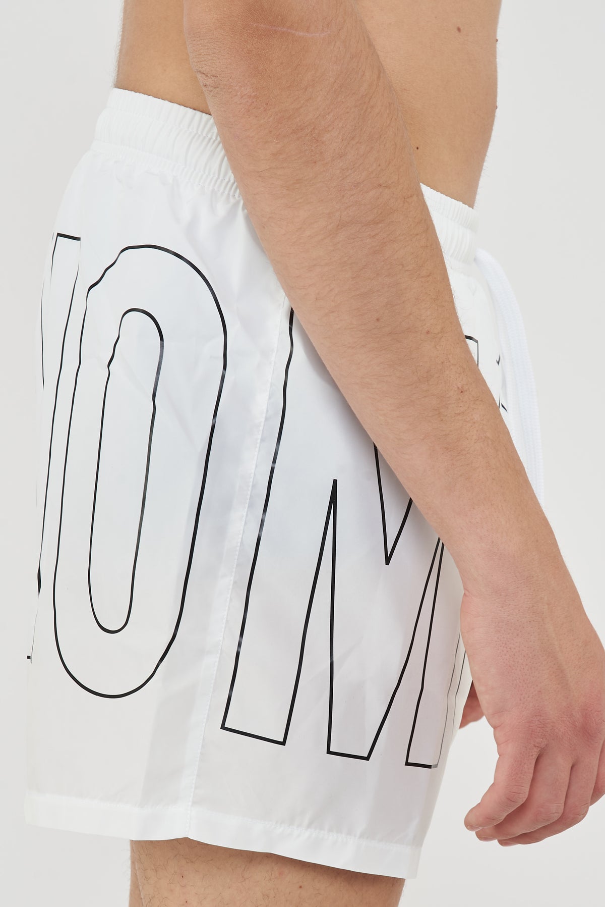 Boxer Mare Rubber Logo Bianco 