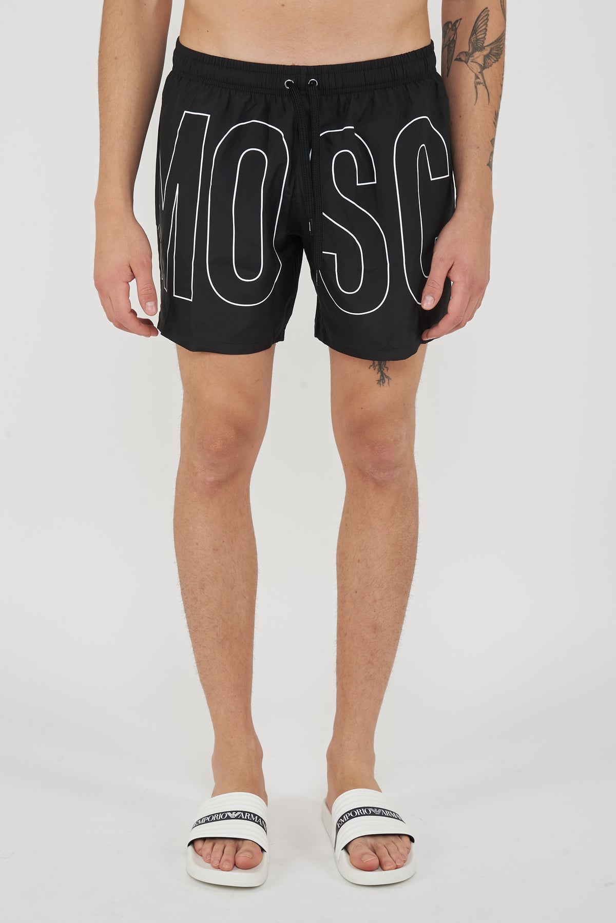 Boxer Mare Rubber Logo Nero 