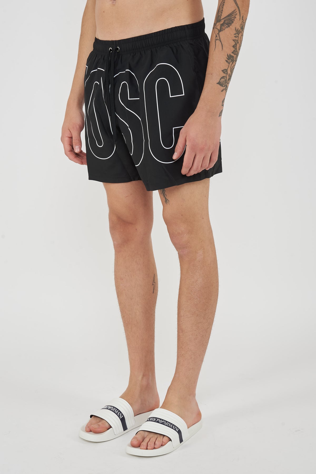 Boxer Mare Rubber Logo Nero 