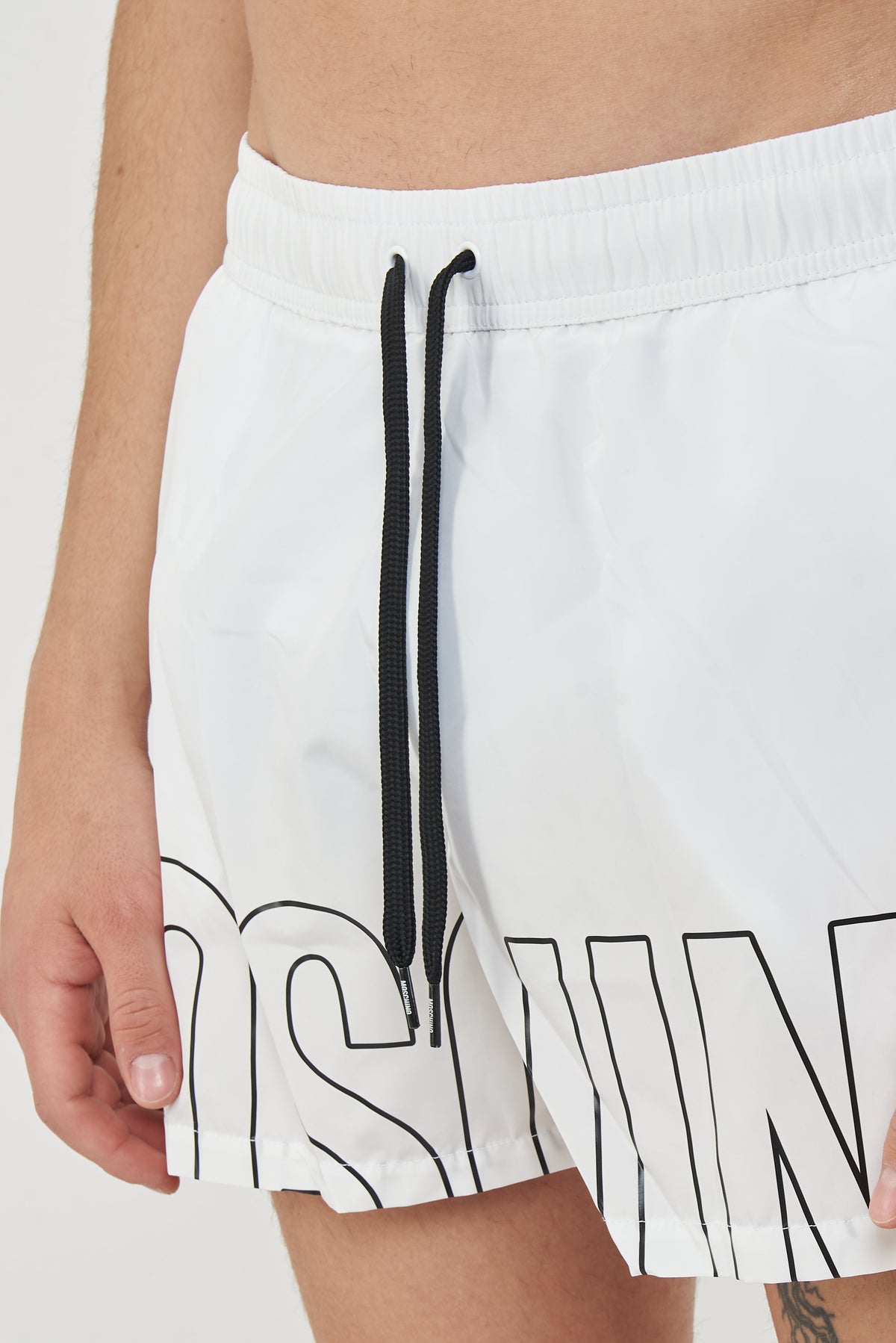 Boxer Mare Rubber Logo Bianco 