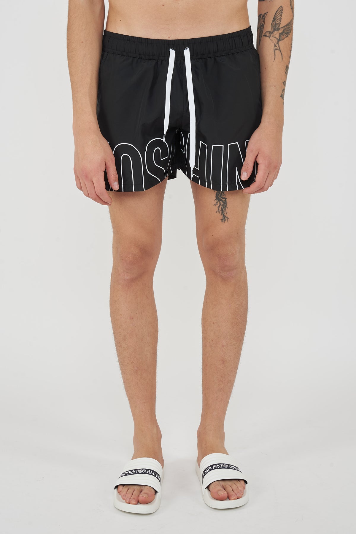 Boxer Mare Rubber Logo Nero 
