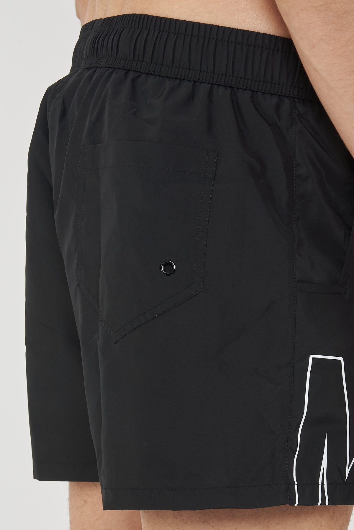 Boxer Mare Rubber Logo Nero 