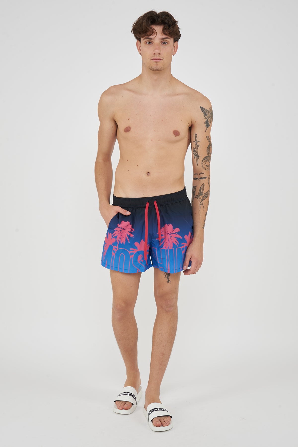 Boxer Mare Fantasia Logo Azzurro 