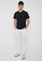 T-Shirt In Jersey di Cotone Black 