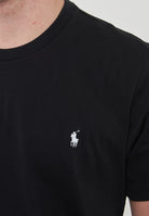 T-Shirt In Jersey di Cotone Black 