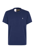 T-Shirt In Jersey di Cotone Navy 