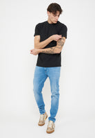 T-shirt Pocket In Jersey Black 