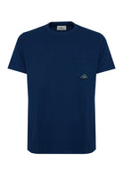 T-shirt Pocket In Jersey Blue Work 