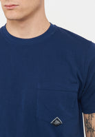 T-shirt Pocket In Jersey Blue Work 