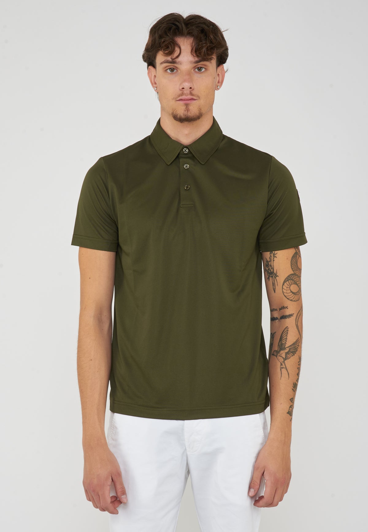 Polo Uomo Modello Clay Snake Green 