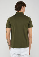 Men's Clay Snake Green Polo Shirt