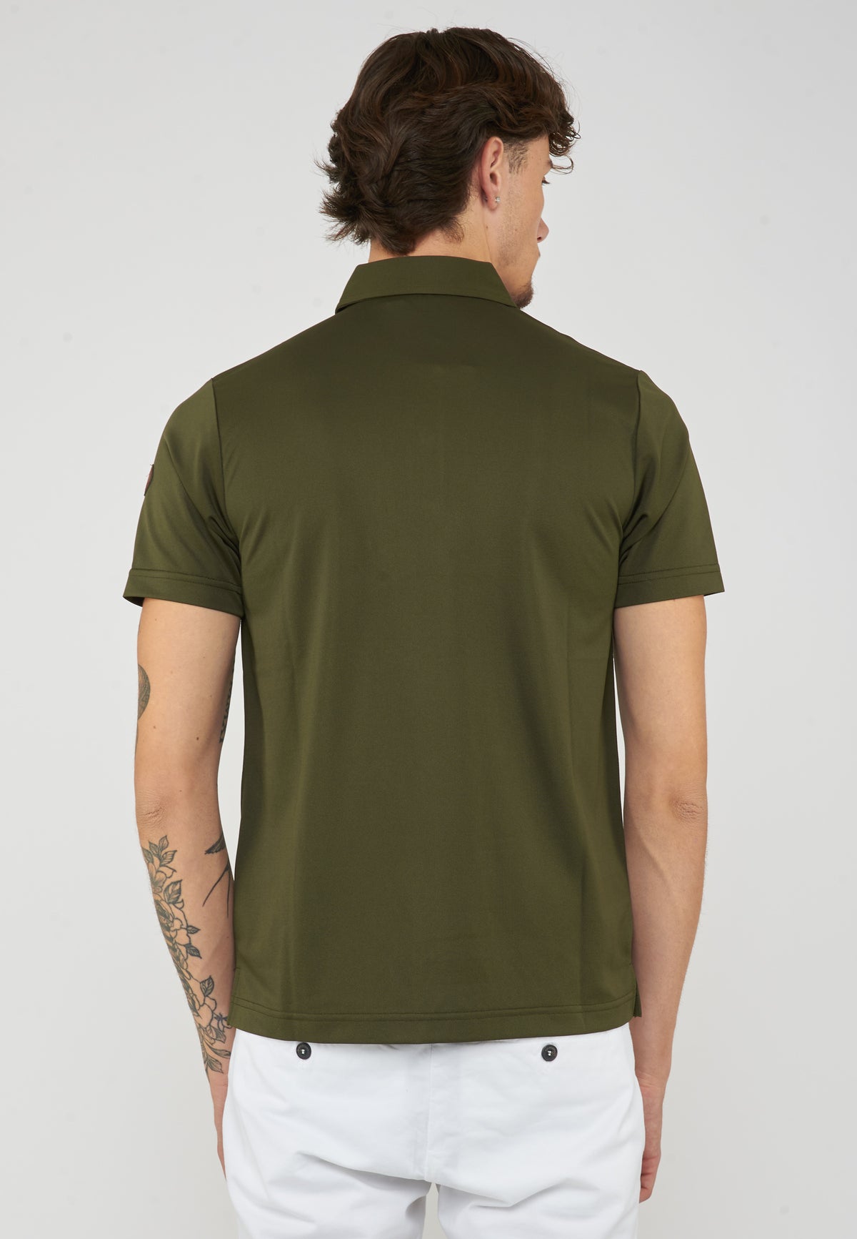 Polo Uomo Modello Clay Snake Green 