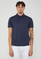 Polo Uomo Modello Clay Navy Blue 