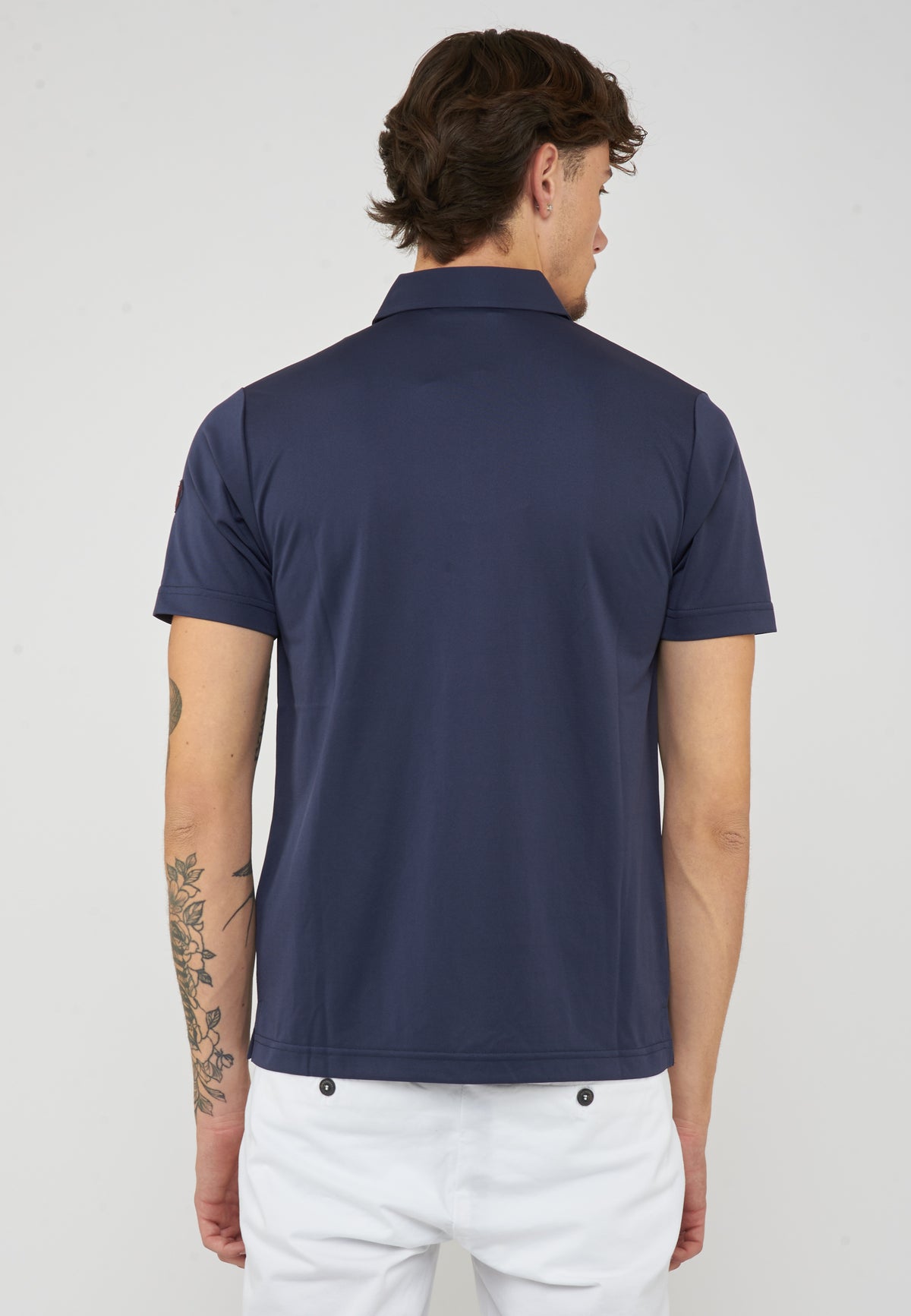 Polo Uomo Modello Clay Navy Blue 