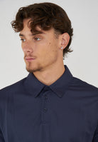 Polo Uomo Modello Clay Navy Blue 