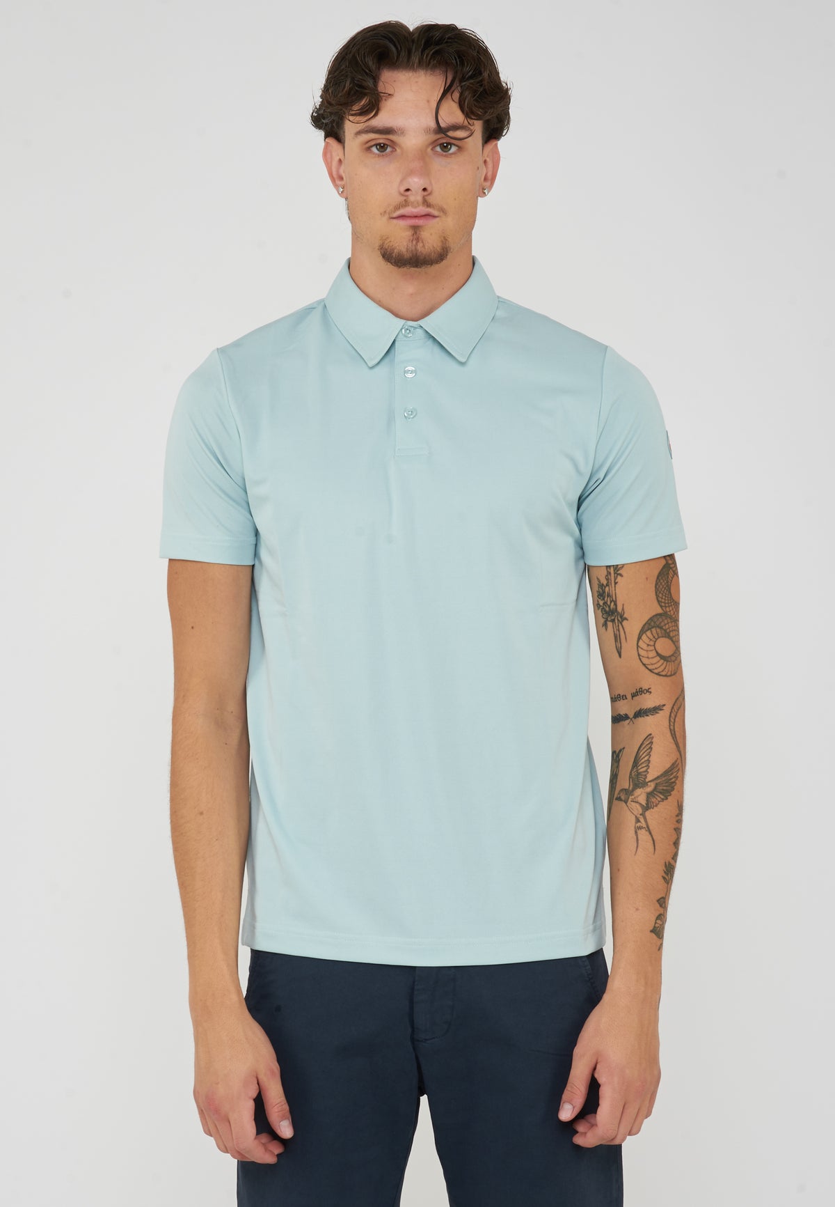 Polo Uomo Modello Clay Island Blue 