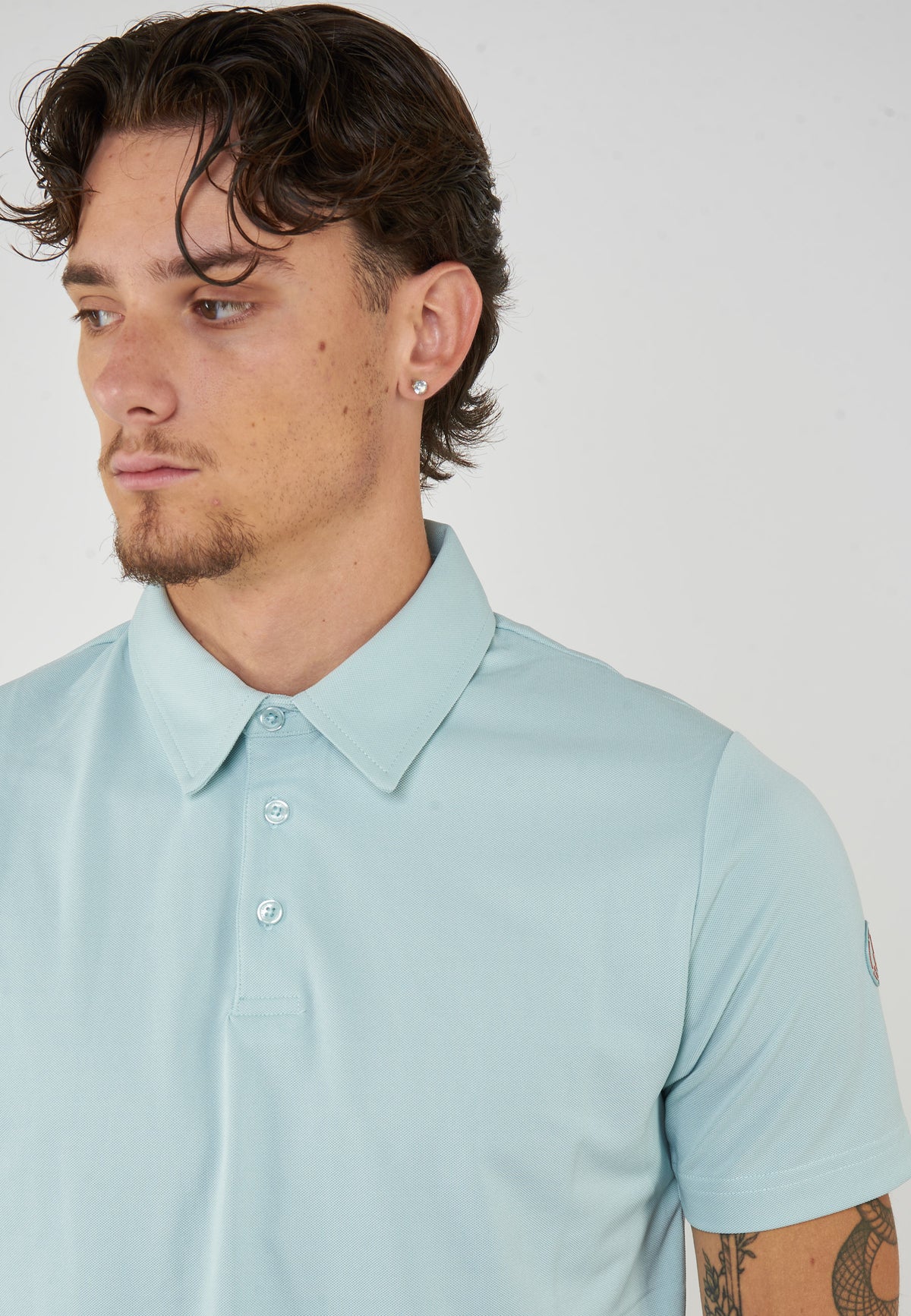 Polo Uomo Modello Clay Island Blue 