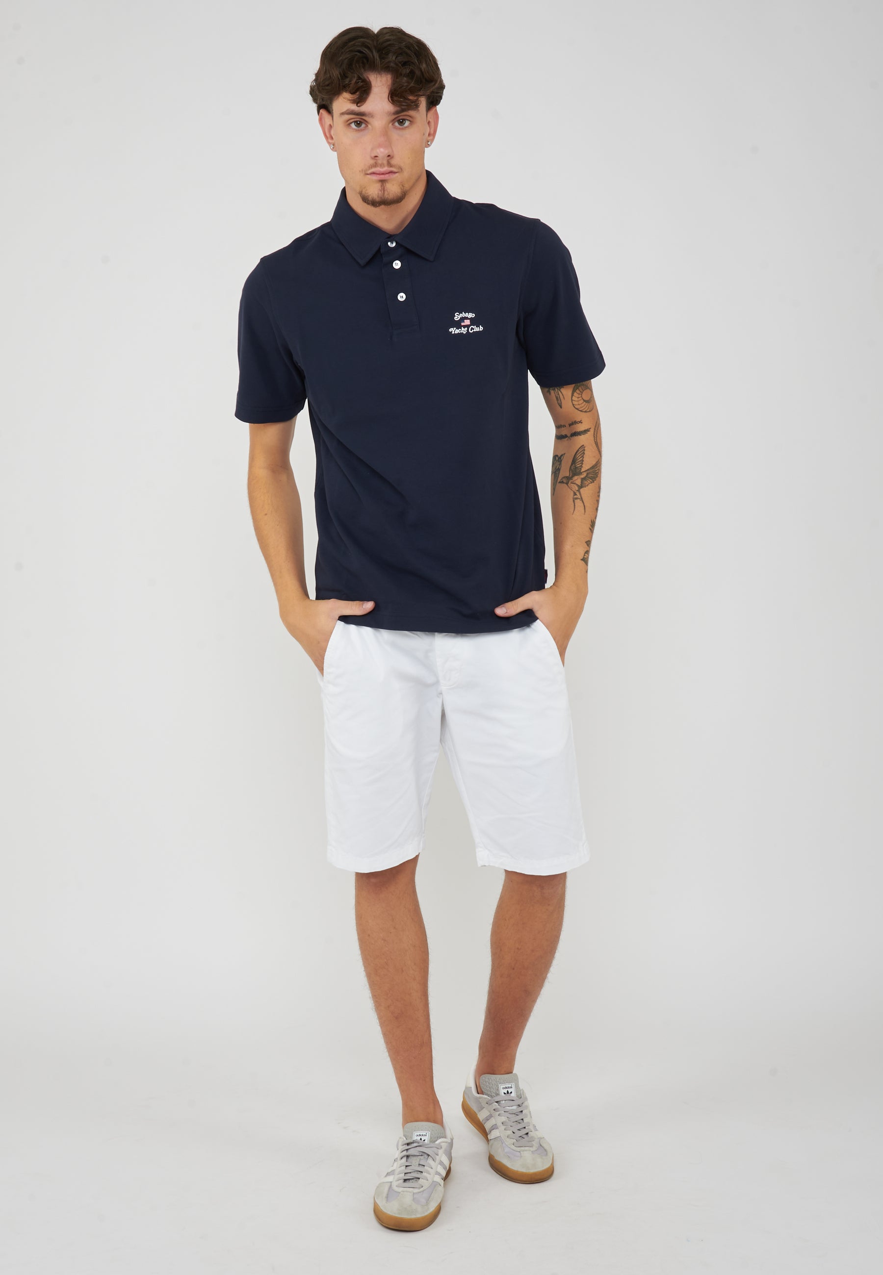 Orchard Polo Yachting Unisex Blu Marino con Design Classico 
