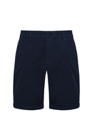 Bermuda chino in cotone navy blue 