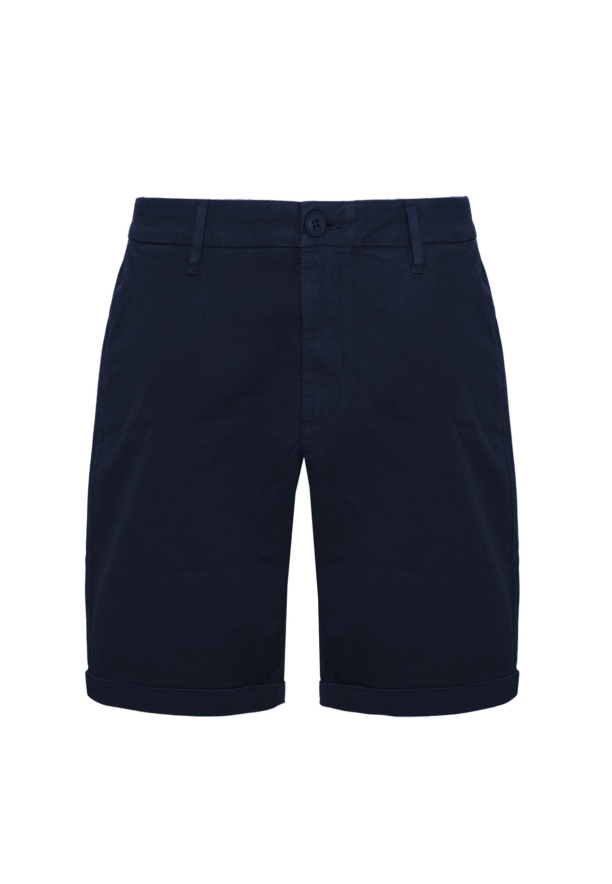 Bermuda chino in cotone navy blue 
