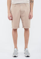 Bermuda chino in cotone stone 