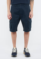 Bermuda cargo in cotone navy blue 