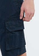 Bermuda cargo in cotone navy blue 