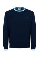 Maglia in cotone blu navy 