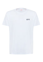 T-shirt con logo sun68 in cotone bianco 