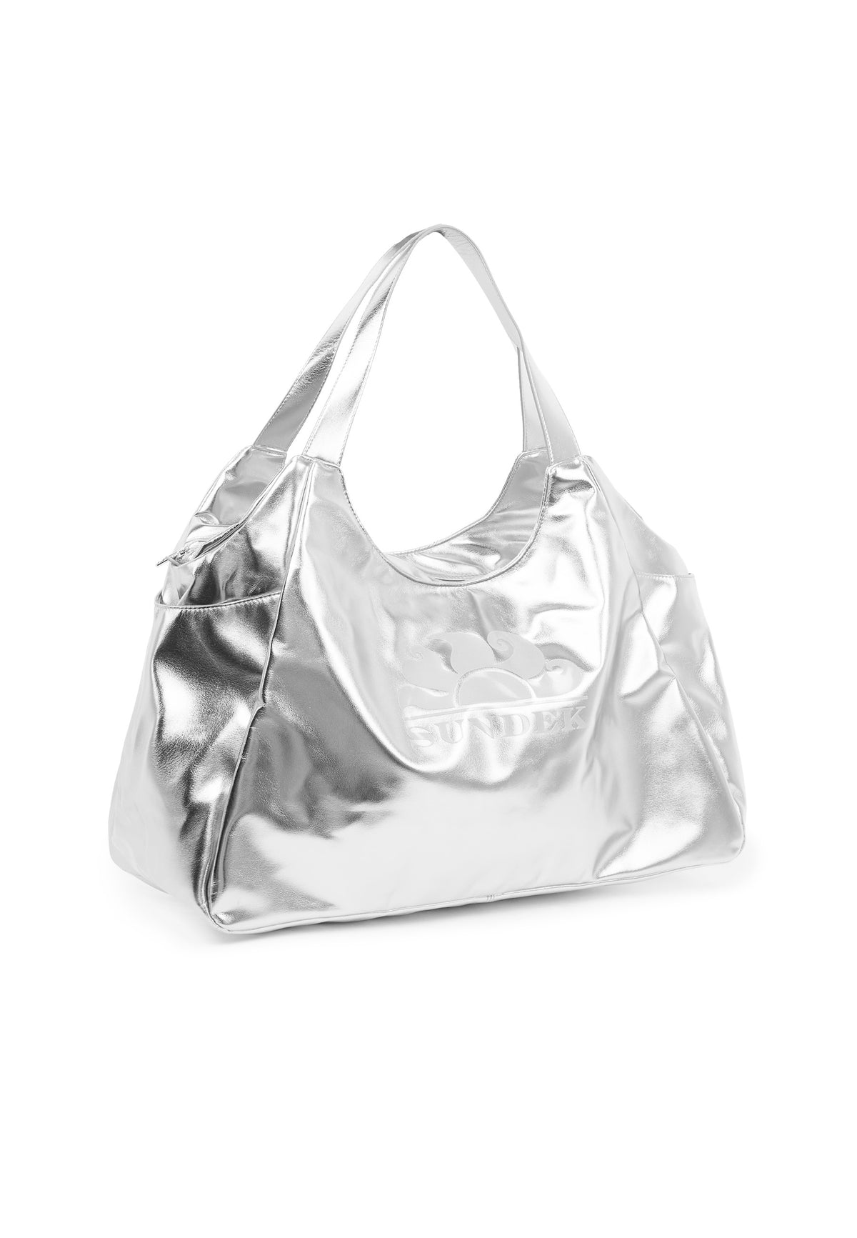 Laminated Chel Bag Bosa Mare Silver 