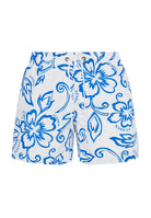 Costume Da Bagno Uomo Corto Vita Elasticata Stampa Archive Hibiscus 