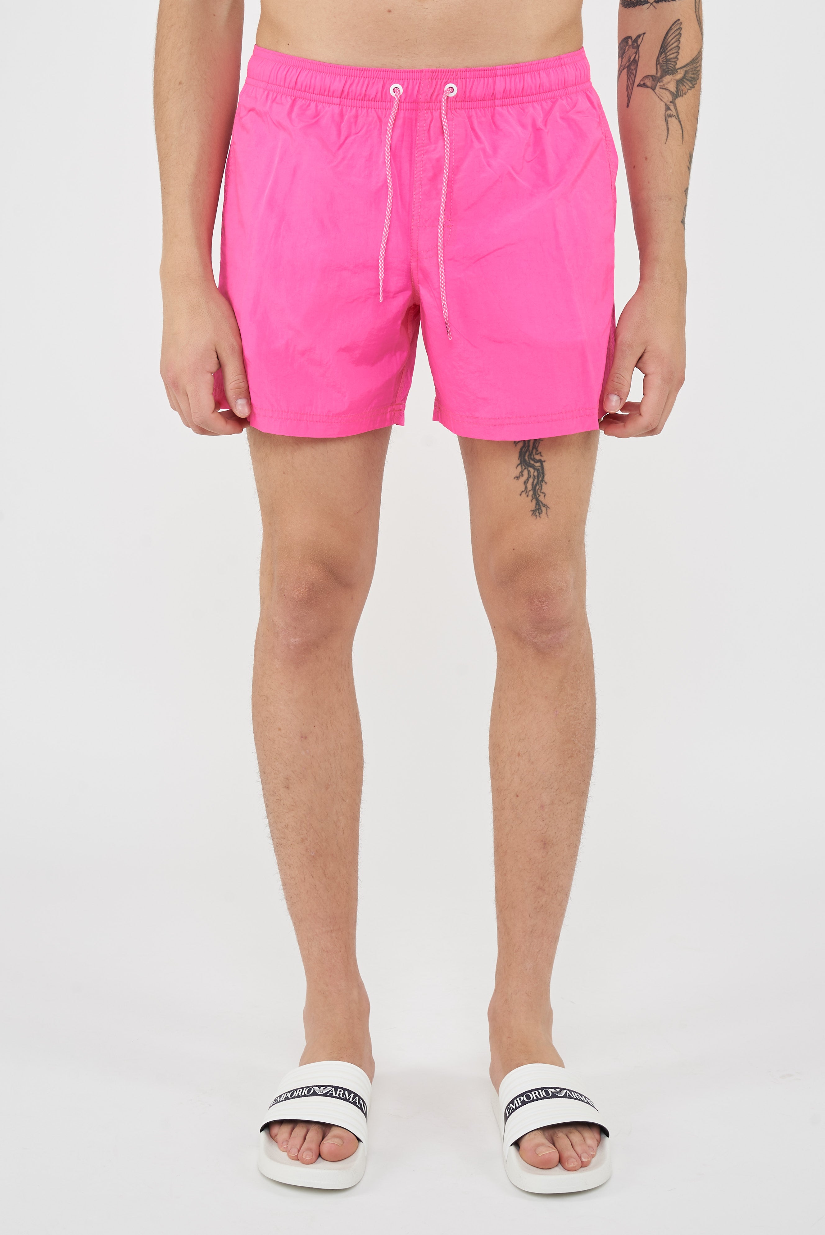 Costume Da Bagno Uomo Corto Vita Elasticata Hippie 01 