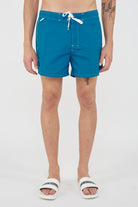 Costume Da Bagno Uomo Corto Con Vita Semi Elasticata Iconic Taffeta Deep01 