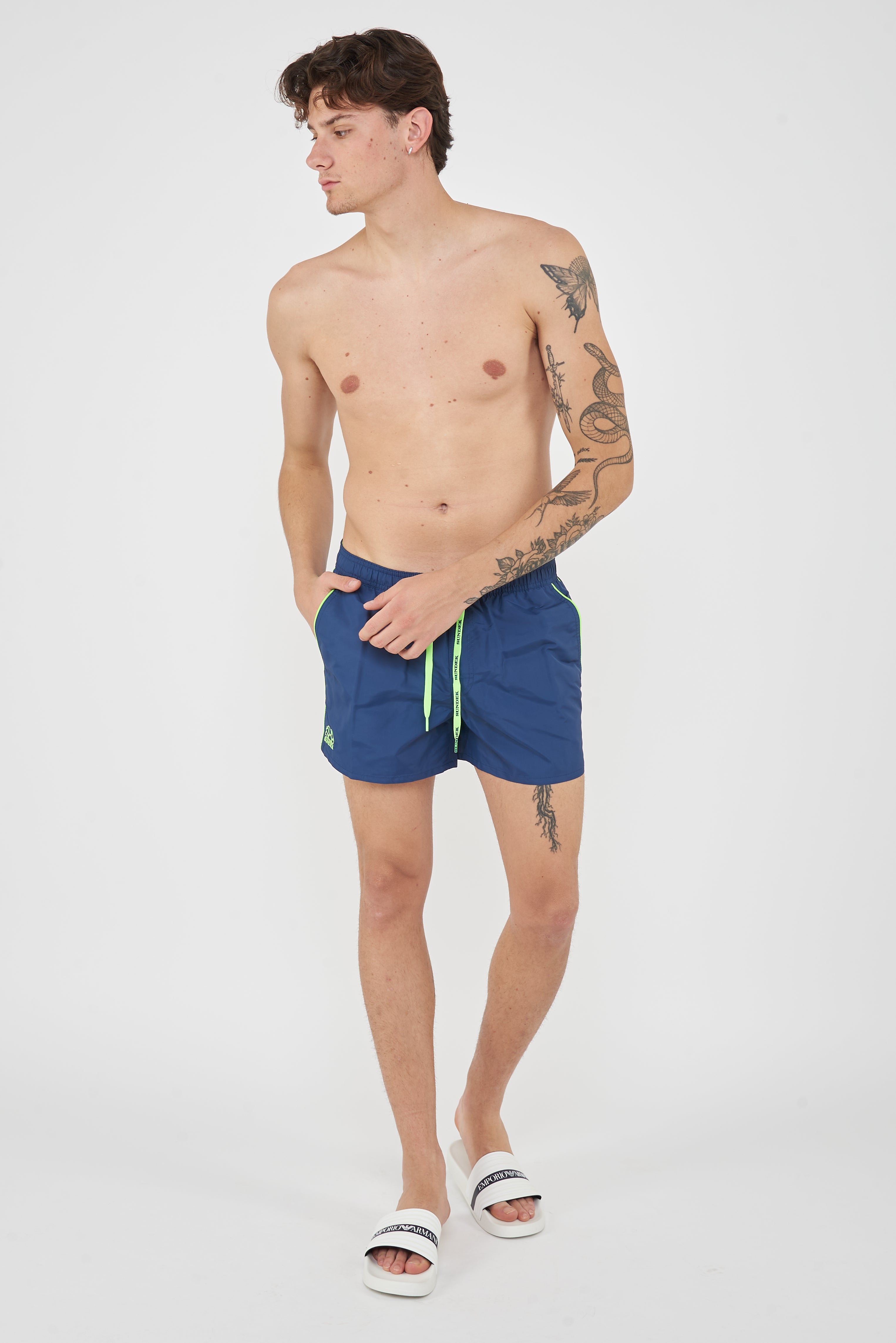 Costume Da Bagno Corto Coltrane Navy 02 